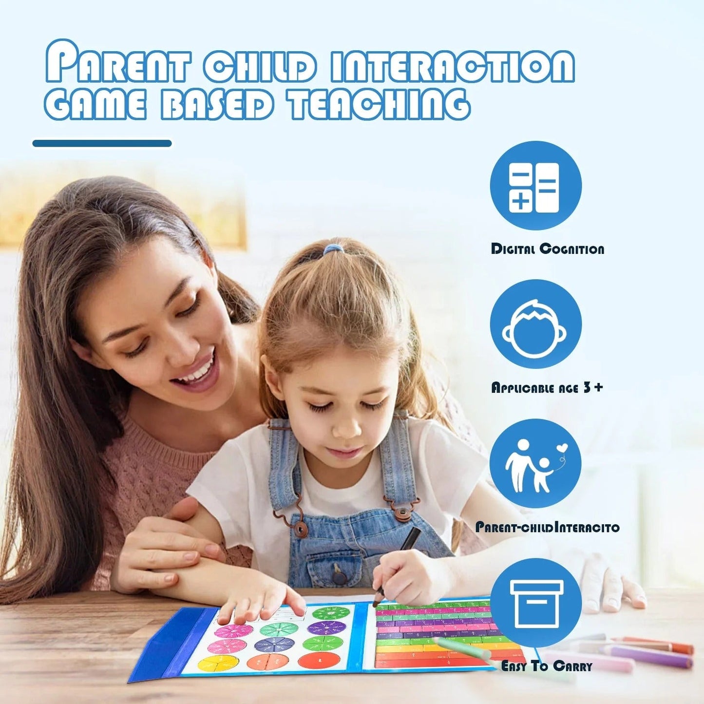 Magnetic MindBlaze Fraction Puzzle — Verwandle Mathe in ein magisches Abenteuer, das Kinder lieben und meistern wollen!