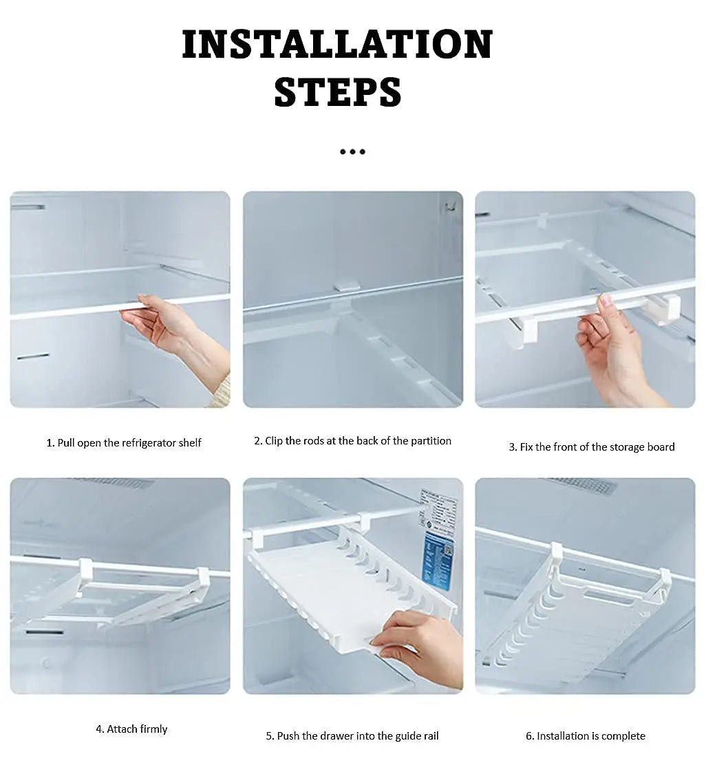 CoolNest Lagerlösung — Endlich Ordnung, die deine Lebensmittel frisch hält und Stress im Kühlschrank beseitigt