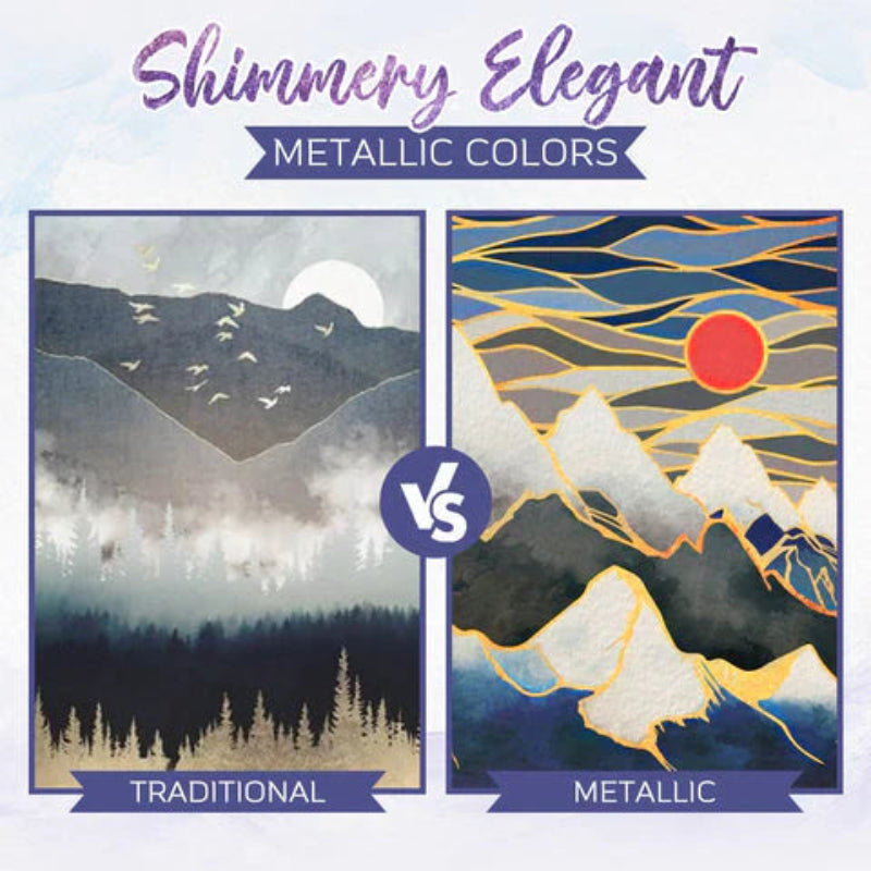LuxeLuster Metallic Colors — Entfache magischen Glanz, der jede Kreativität zum Leben erweckt