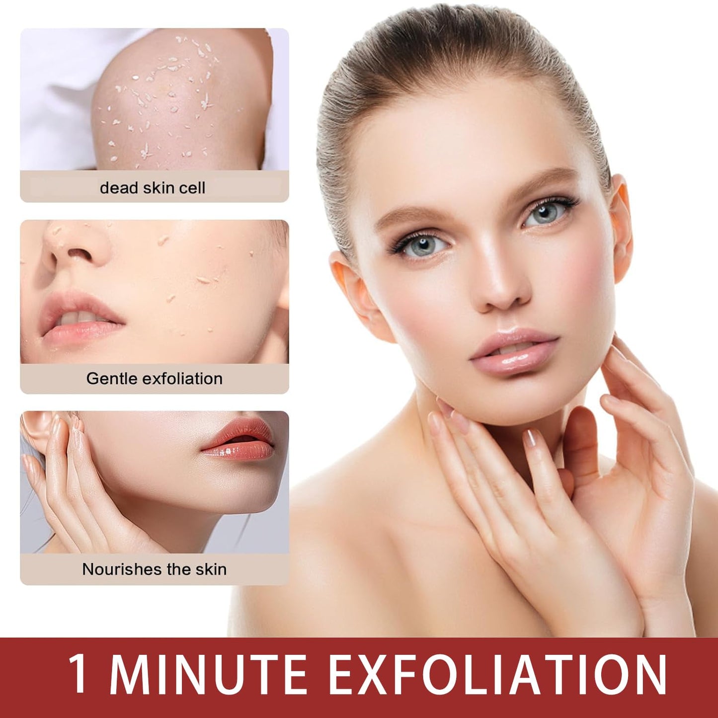 GlowShock Power-Peeling™ — Strahlend glatte Haut in nur 60 Sekunden! (2 Stück)