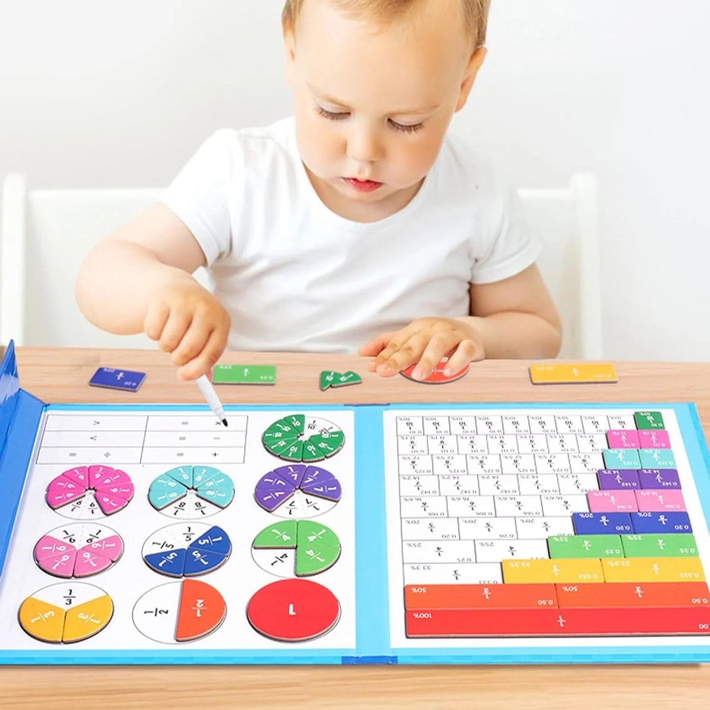Magnetic MindBlaze Fraction Puzzle — Verwandle Mathe in ein magisches Abenteuer, das Kinder lieben und meistern wollen!