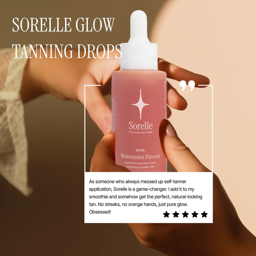 SonnSchein Drops™ — Strahle natürlich schön mit dem sanften Sommer-Glow ohne Sonne