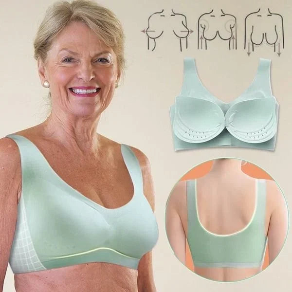 (2+1 Gratis) SilkBra- Nahtloser, hauchdünner Hebe-BH aus Ice Silk für erstklassigen Komfort und Halt