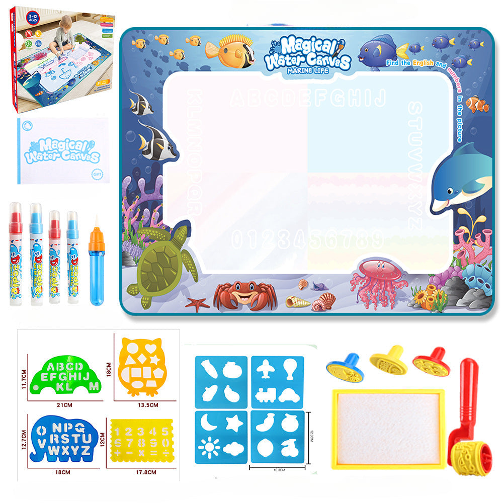 SplashMeister Kreativ-Matte — Endloser Malspaß, der Zuhause sauber und Kinder glücklich macht
