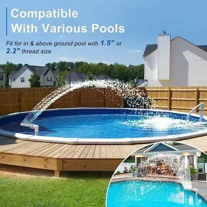 SolarSpritz Master™ — Verwandle deinen Pool in die coolste Chill-Oase mit magischer Lichtshow und erfrischendem Nebel
