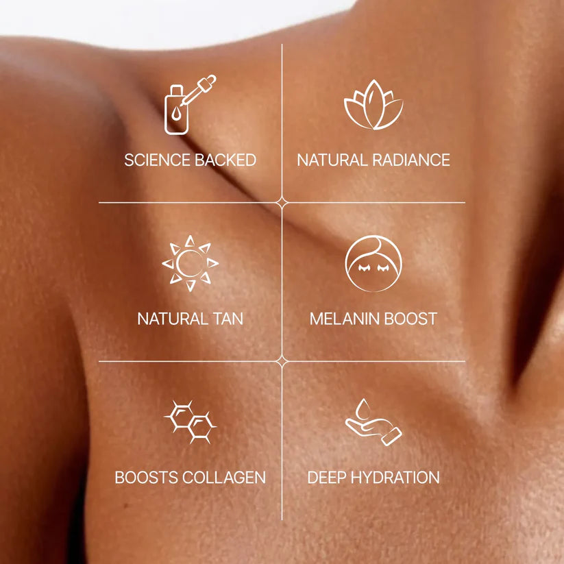 SonnSchein Drops™ — Strahle natürlich schön mit dem sanften Sommer-Glow ohne Sonne