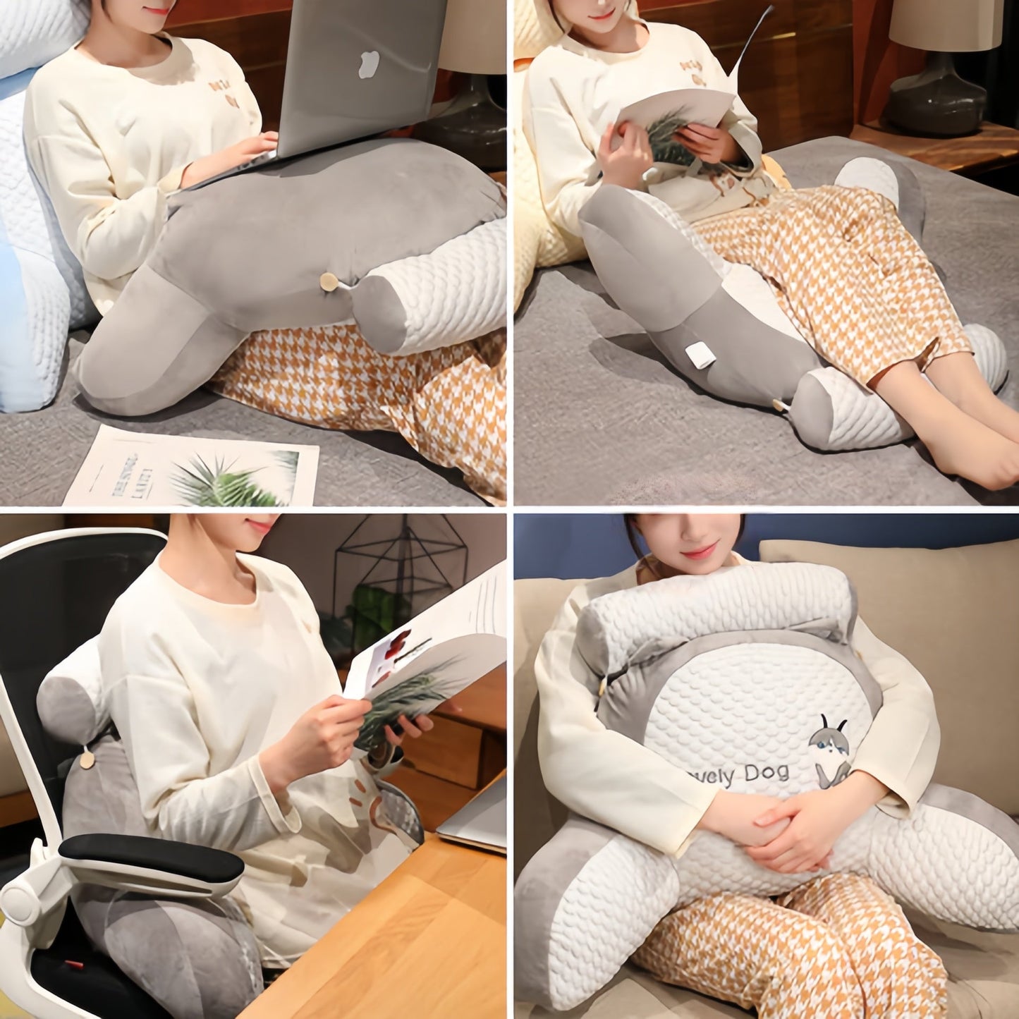 ZenCuddle™ — Spüre, wie Verspannungen verfliegen und dein Rücken endlich befreit aufatmet!