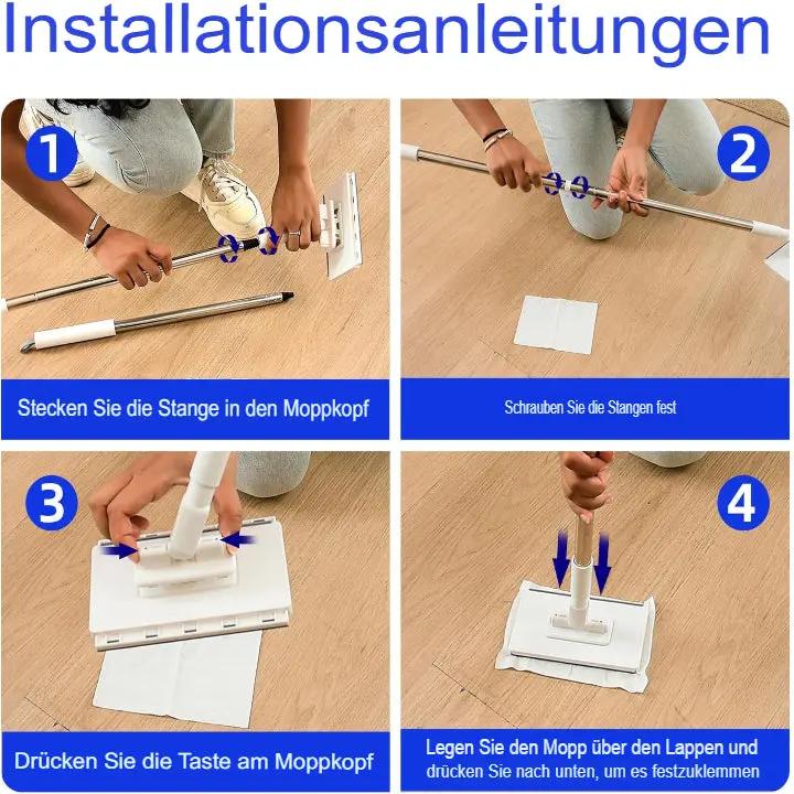 GlideMaster — Mühelos blitzsaubere Böden, die du lieben wirst