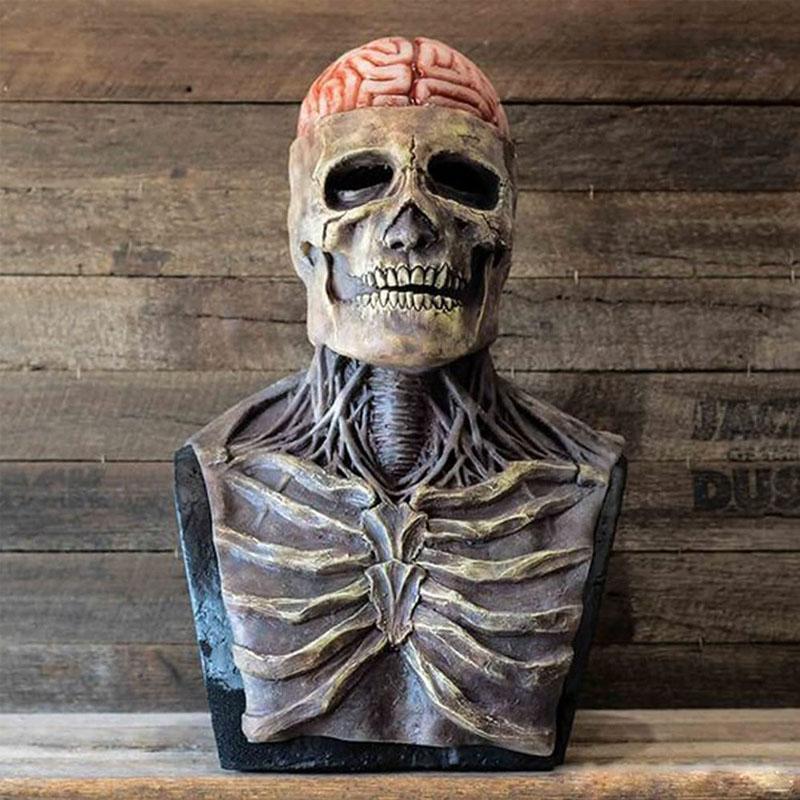Skelett Maske - Damit hast du das gruseligste Gesicht der Welt!
