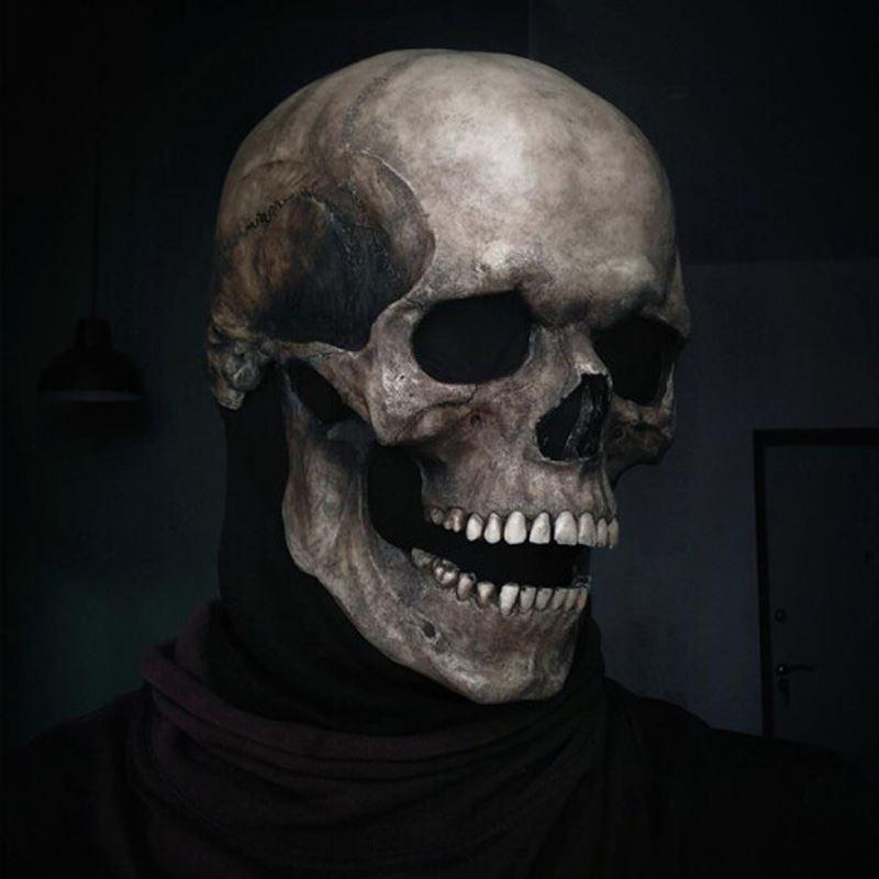 Skelett Maske - Damit hast du das gruseligste Gesicht der Welt!