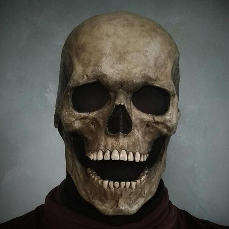 Skelett Maske - Damit hast du das gruseligste Gesicht der Welt!