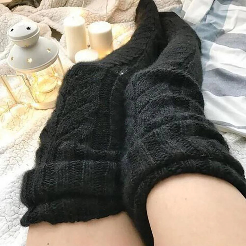 (1 Paar +1 Paar Gratis) Overknee Kuschel Wintersocken - Warme Füße für kalte Tage!