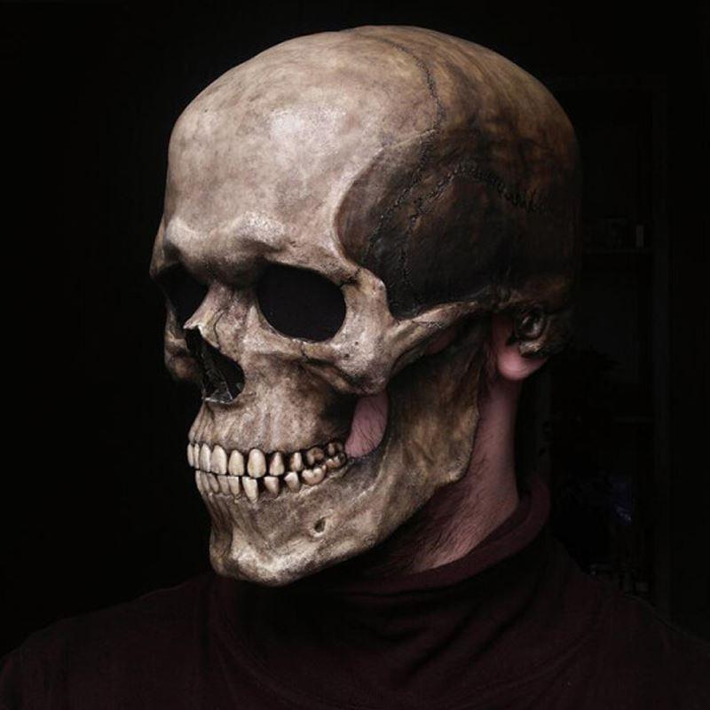Skelett Maske - Damit hast du das gruseligste Gesicht der Welt!