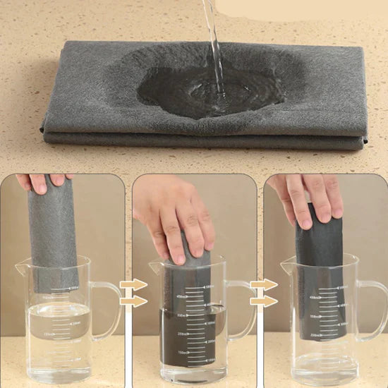 MagicSwish- 5 super saugfähige Tücher