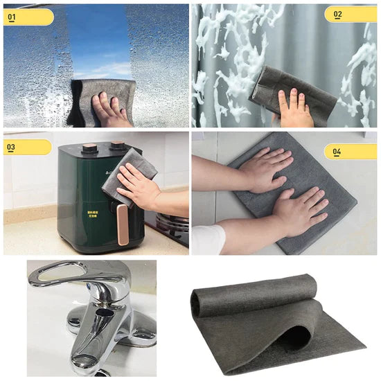 MagicSwish- 5 super saugfähige Tücher