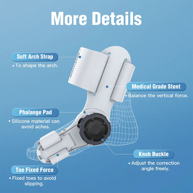 Flex-Ballenzehkorrektor Verstellbar - Rette deinen Zeh bevor es zu spät ist!