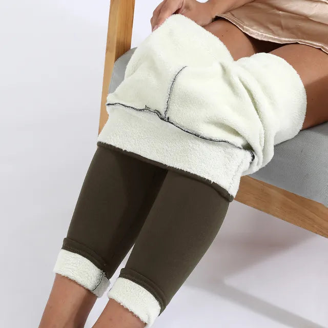 (1+1 Gratis) Premium Kuschel Leggings - Hält dich den ganzen Winter warm!
