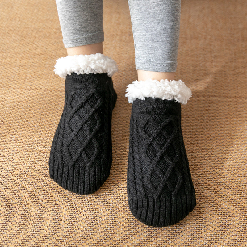 Anti-Rutsch Wollsocken - Hält deine Füße den ganzen Winter lang warm! (2 Stück)
