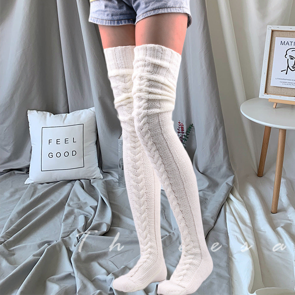 (1 Paar +1 Paar Gratis) Overknee Kuschel Wintersocken - Warme Füße für kalte Tage!
