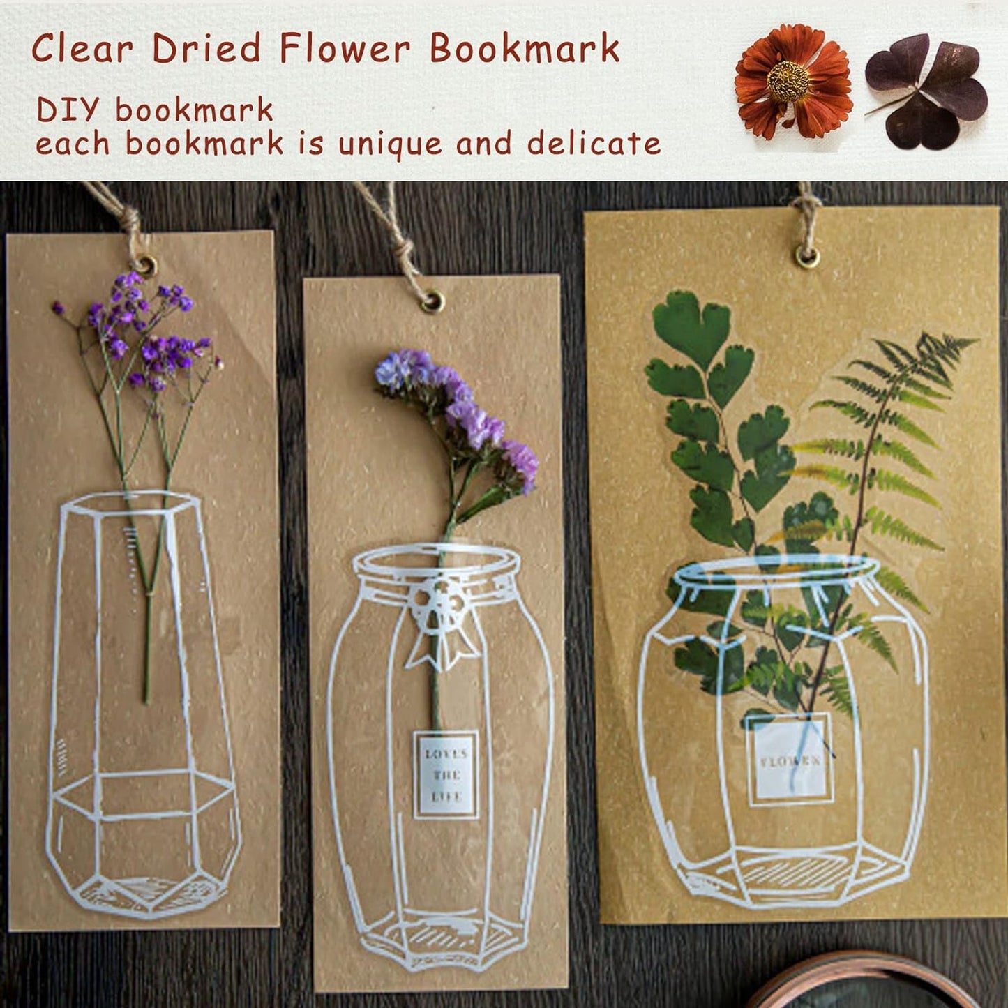 FlowerVibe — Verwandle jedes Buch in dein persönliches Schatzkästchen voller Herz und Erinnerungen (250 Stück)
