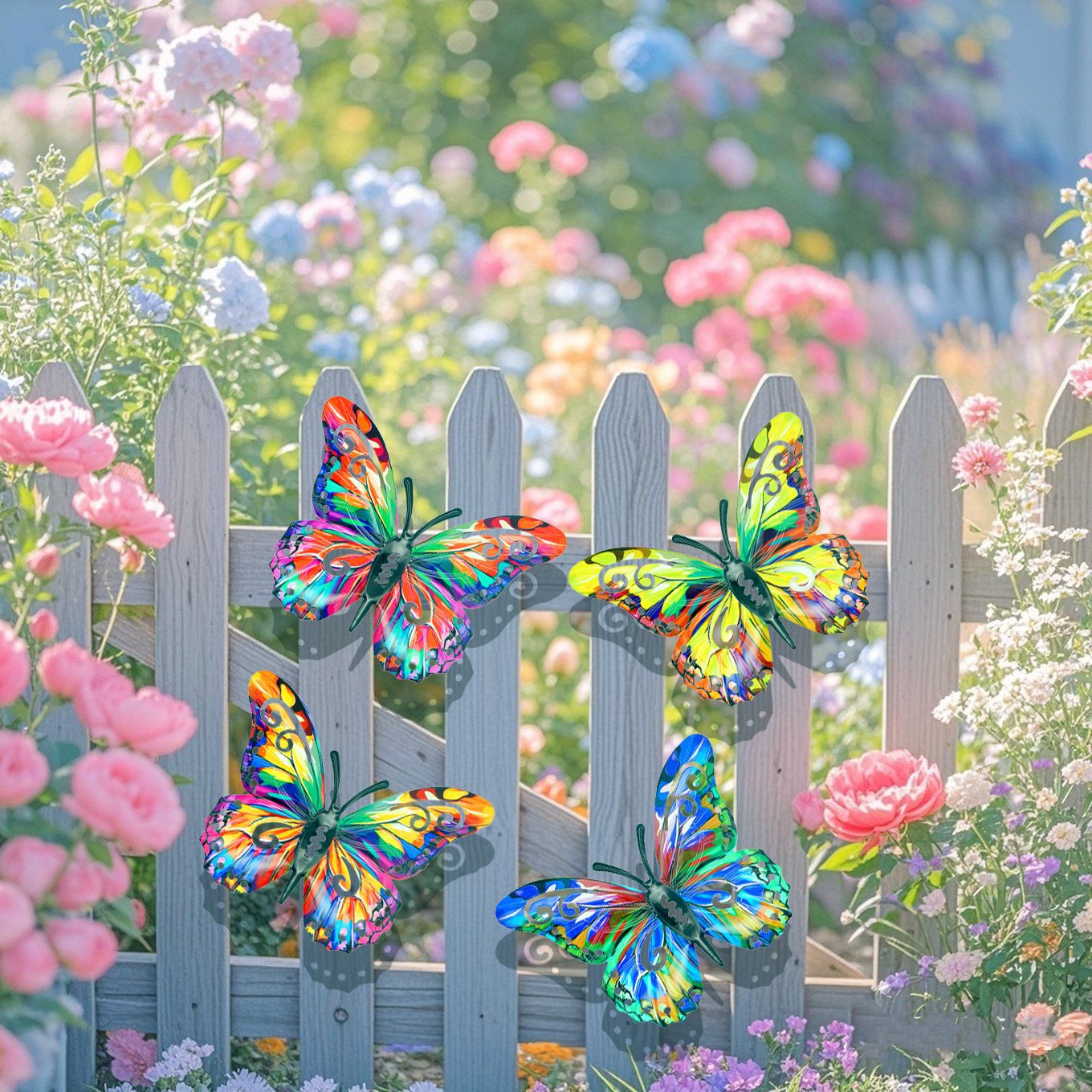 VividWing Metall-Schmetterling Set — Bringe lebendige Farben & Energie in dein Zuhause, die nie verblassen!