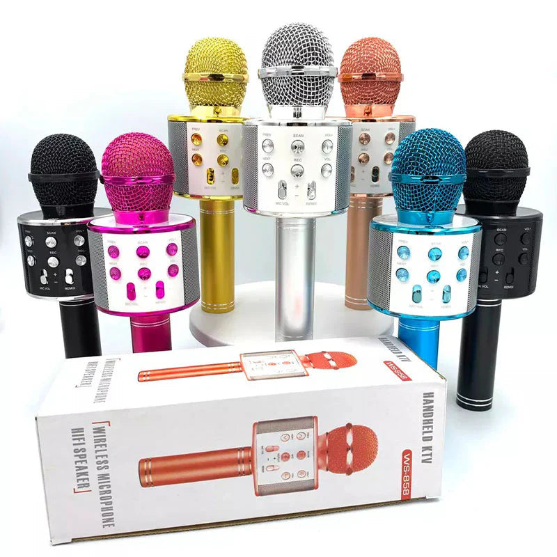 mihraaj Wireless Bluetooth Karaoke Microphone — Verwandle jeden Ort in deine persönliche Showbühne und fühl den Adrenalinkick deiner Performance!