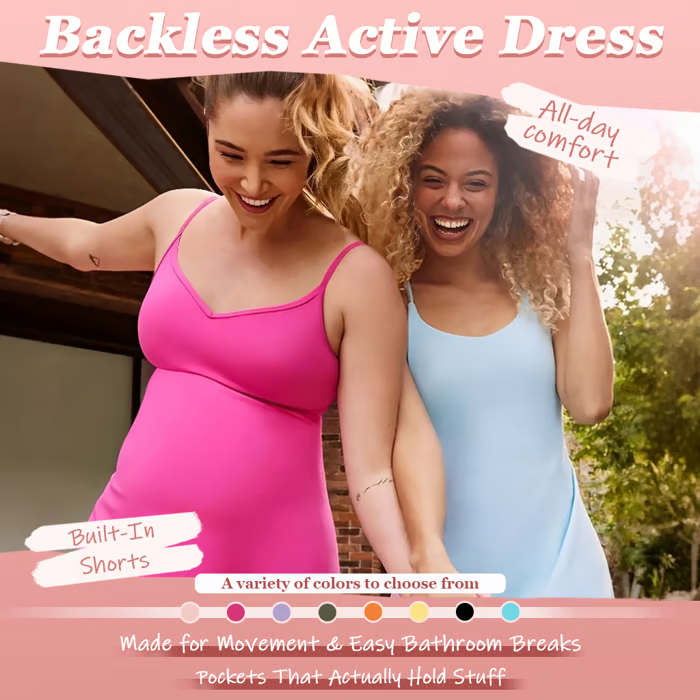 FlowFit Dress — Beweg dich frei und fühl dich sexy stark den ganzen Tag