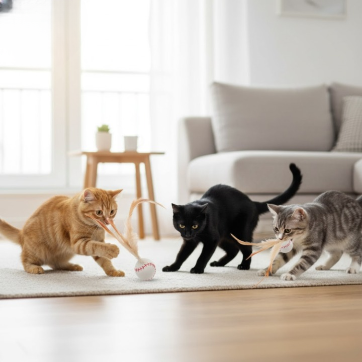FetherSprint — Entfessle den wilden Jäger in deiner Katze mit lautlosem Spielspaß!