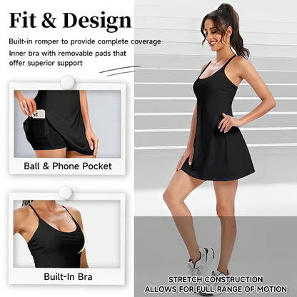 FlowFit Dress — Beweg dich frei und fühl dich sexy stark den ganzen Tag