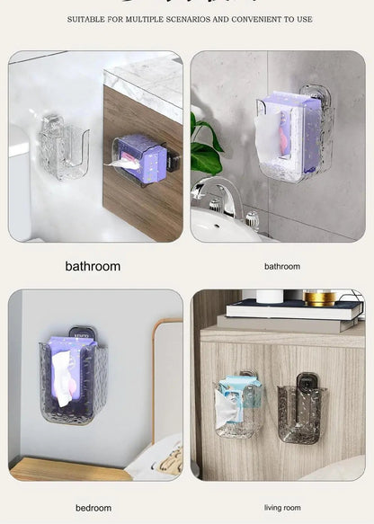 GlowFix Wandtaschentuchhalter — Schluss mit Chaos, dein Bad wird stylisch, sauber und total entspannend!