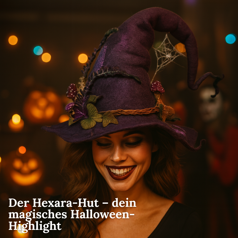 Hexara-Hut — Verwandle dich in die strahlende Königin der Halloween-Nacht