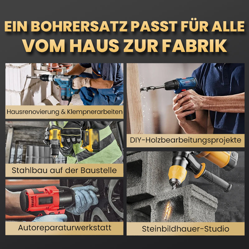 PowerDrill™ — Perfekte Löcher, Kein Aufwand