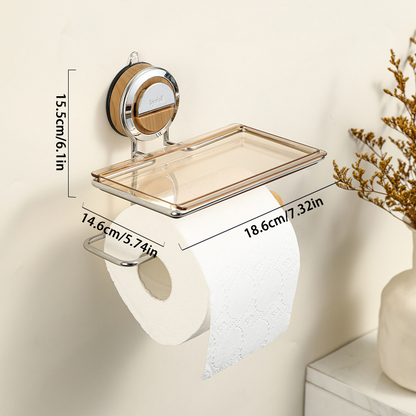 Elm Wood / Toilet Paper Holder — Schnell montiert, bombenfest & stilvoll für dein makelloses Bad!