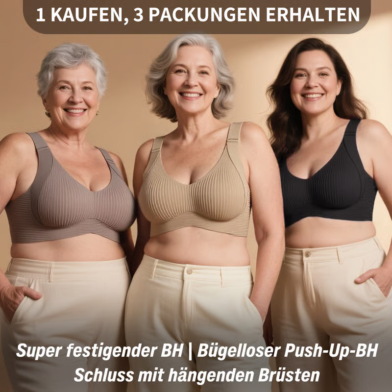 PerfectBra— Frei fühlen mit formgebendem Halt, der dich den ganzen Tag strahlen lässt! (3 Stück)