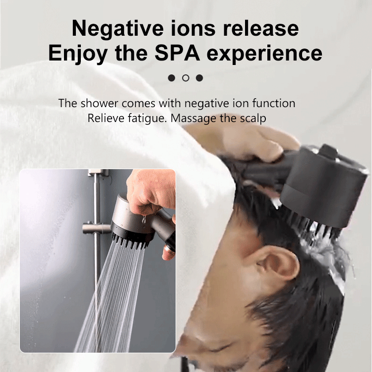VitaSpray 4-in-1 Wellness-Duschkopf — Entfache Deine Kraftquelle mit jeder Dusche für strahlende Haut und pure Entspannung