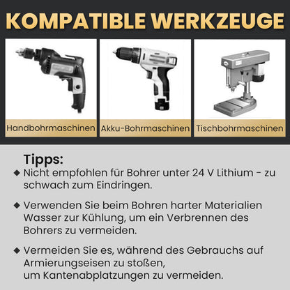 PowerDrill™ — Perfekte Löcher, Kein Aufwand