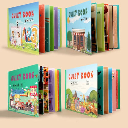 (50% Rabatt) - QuietBook - Montessori-Beschäftigungsbuch - Die perfekte Art, Ihre Kleinen zu beschäftigen!