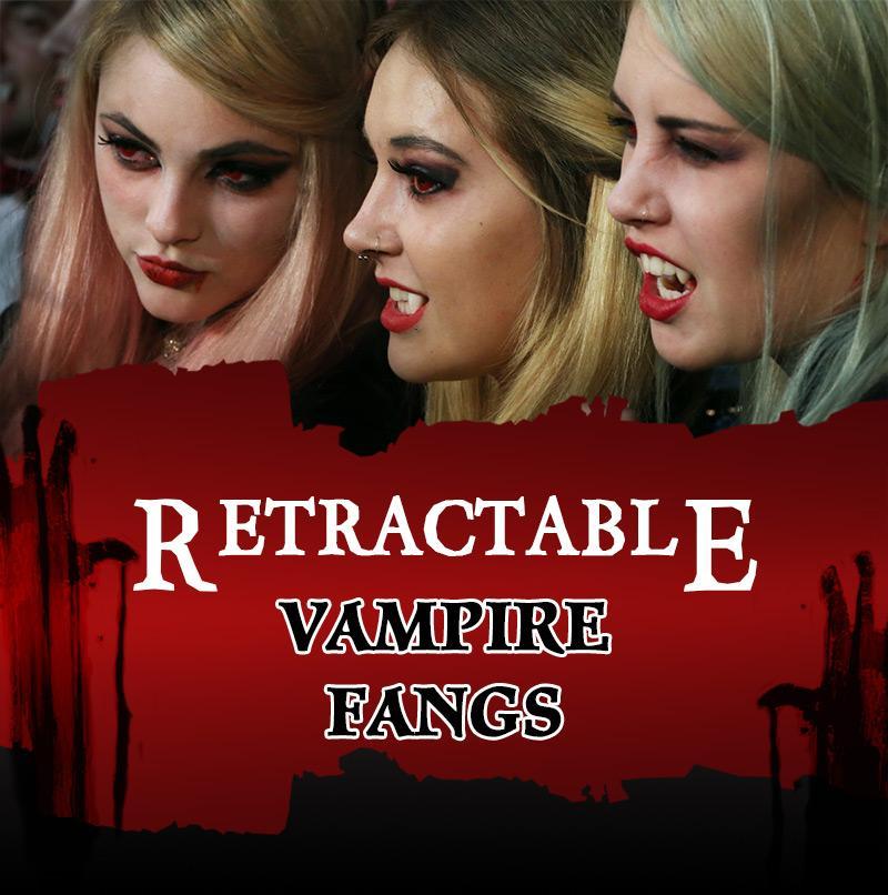 FlexiBite Vampirzähne — Verwandle dein Grusel-Lächeln in puren Horror-Appeal!