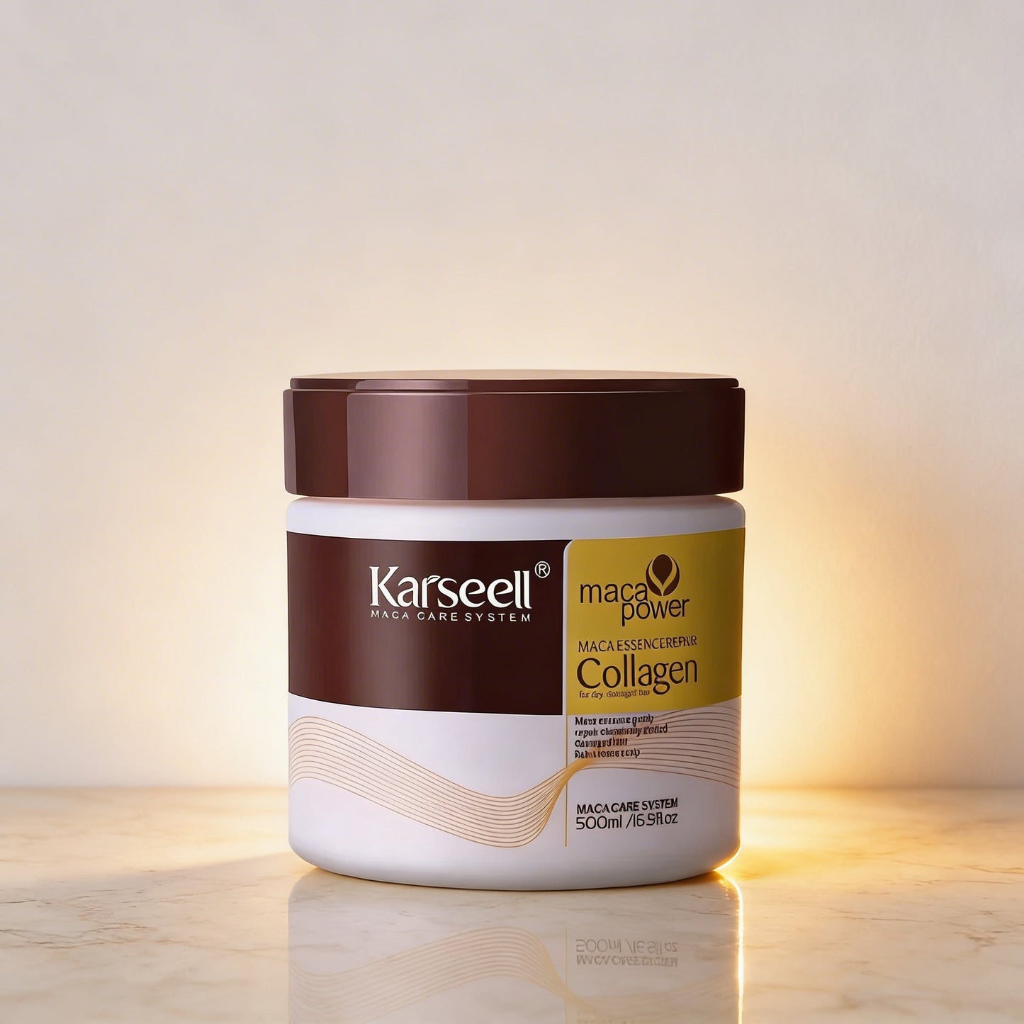 GlowRush Collagen Maske — Verwandle strohiges Haar in unwiderstehliche, seidige Schönheit in Sekunden