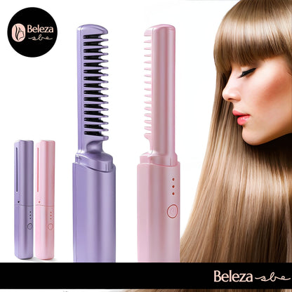 Glatzza™ Mini-Glättbürste — Seidig-glattes Traumhaar in 60 Sekunden, das alle Blicke fesselt!