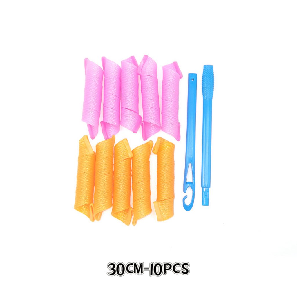 CurvellaCurl™ — Verleiht dir traumhafte Locken voller Leben – ganz ohne Haarschäden! (10 Stück)