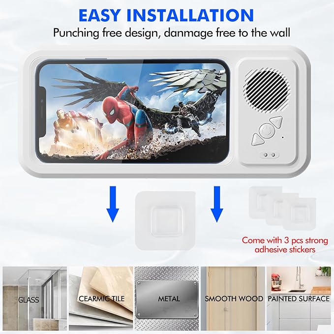GlowStream — Mach deine Dusche zur ultimativen Entertainment-Oase voller Freiheit und Power