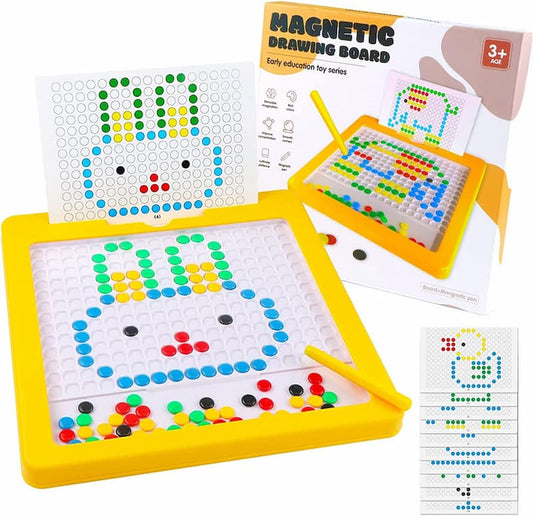 (50% Rabatt) - MagiKid - Montessori Magnetische Punktetafel - Entfesseln Sie die Fantasie Ihres Kindes!