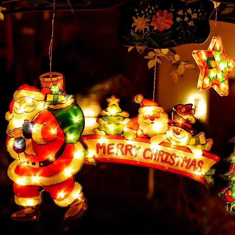 Lichtzauber Fenster-Deko — Zaubere im Handumdrehen magische Weihnachtsmomente ins Herz Deines Zuhauses!