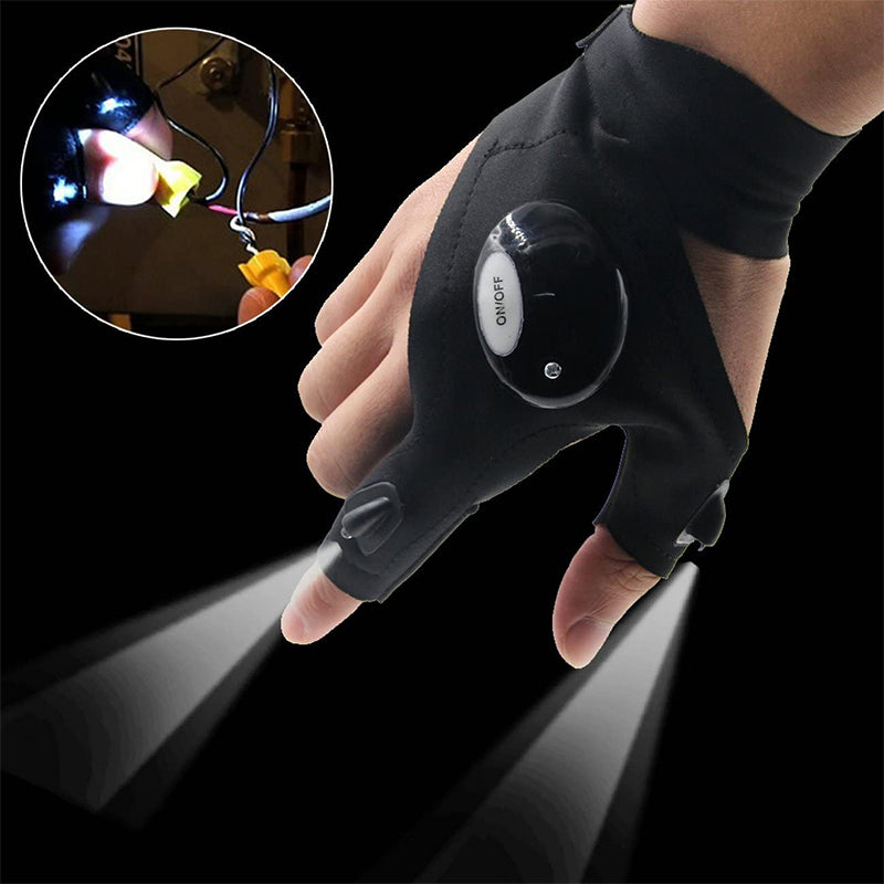 (50% Rabatt) - GlovesLit - LED-Taschenlampen-Handschuhe - Handschuhe, die Licht ausstrahlen!