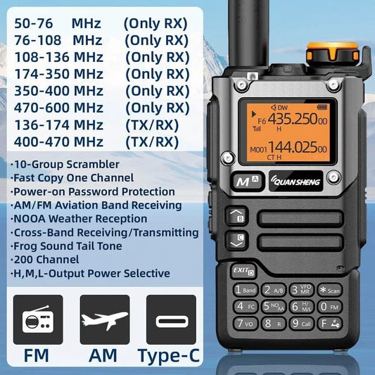 (50% Rabatt) - SurvivalMode - Dual-Band Walkie-Talkie - Ihr Rettungsanker in unvorhersehbaren Situationen!