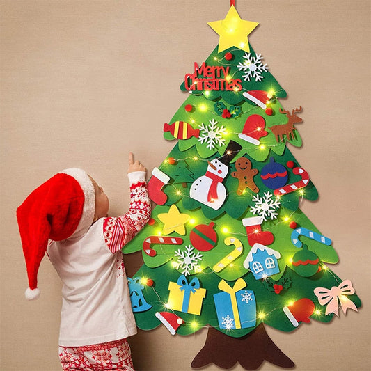 (50% Rabatt) - FeltTree™ - DIY Filz-Weihnachtsbaum - Diese Weihnacht ist eine Mischung aus Lernen und Spaß!
