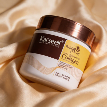 GlowRush Collagen Maske — Verwandle strohiges Haar in unwiderstehliche, seidige Schönheit in Sekunden