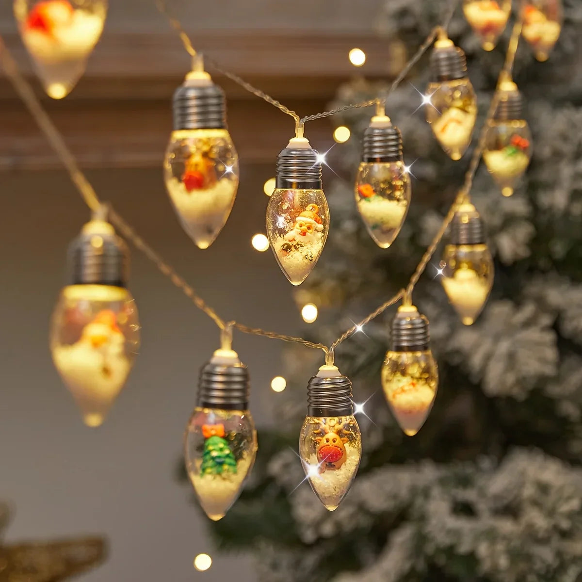Glitzerta™ Snowball Lichterketten — Verwandle dein Zuhause in eine warme Wohlfühl-Oase voller magischer Festtagsstimmung