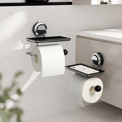 Elm Wood / Toilet Paper Holder — Schnell montiert, bombenfest & stilvoll für dein makelloses Bad!
